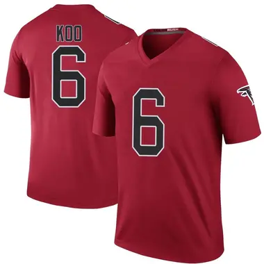 Younghoe Koo Atlanta Falcons Men's Black Name & Number Logo T-Shirt 